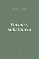 Portada de Forma y substancia