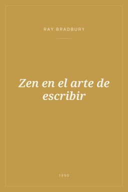 Portada de Zen en el arte de escribir