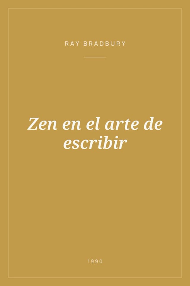 Portada de Zen en el arte de escribir