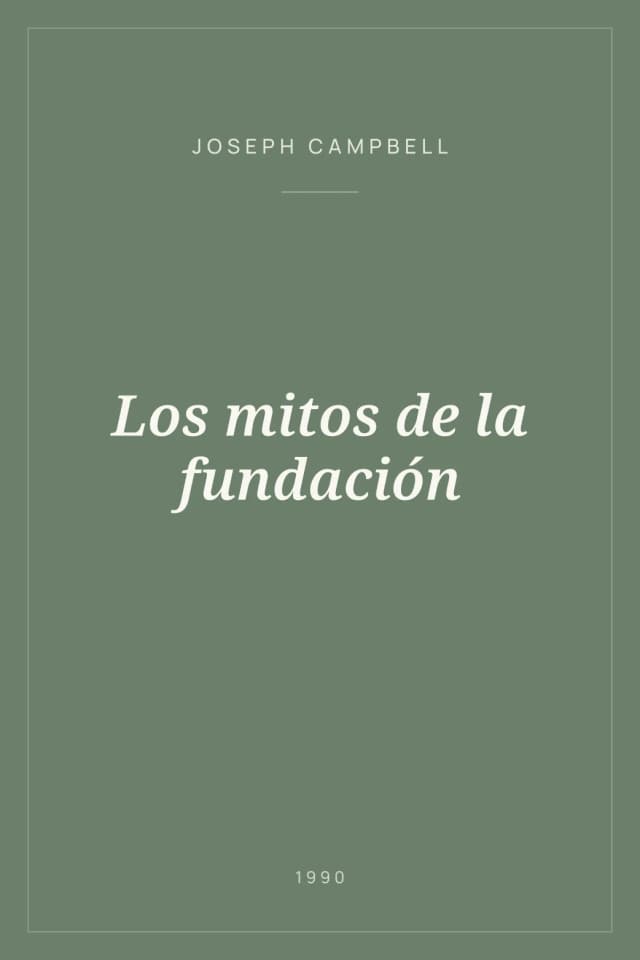 Portada de Los mitos de la fundación