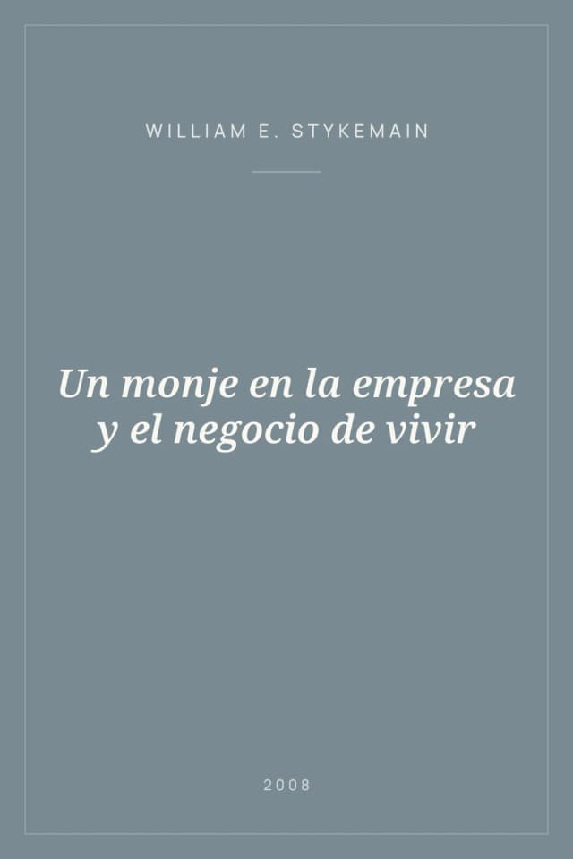 Portada de Un monje en la empresa y el negocio de vivir