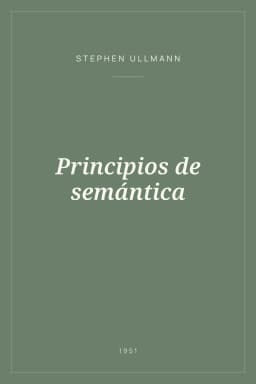 Portada de Principios de semántica