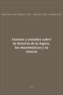 Portada de Fuentes y estudios sobre la historia de la lógica, las matemáticas y la ciencia