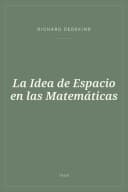 Portada de La Idea de Espacio en las Matemáticas