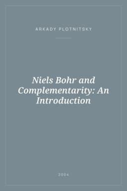Portada de Niels Bohr and Complementarity: An Introduction