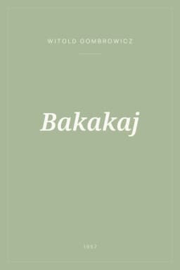 Portada de Bakakaj