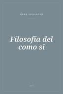 Portada de Filosofía del como si