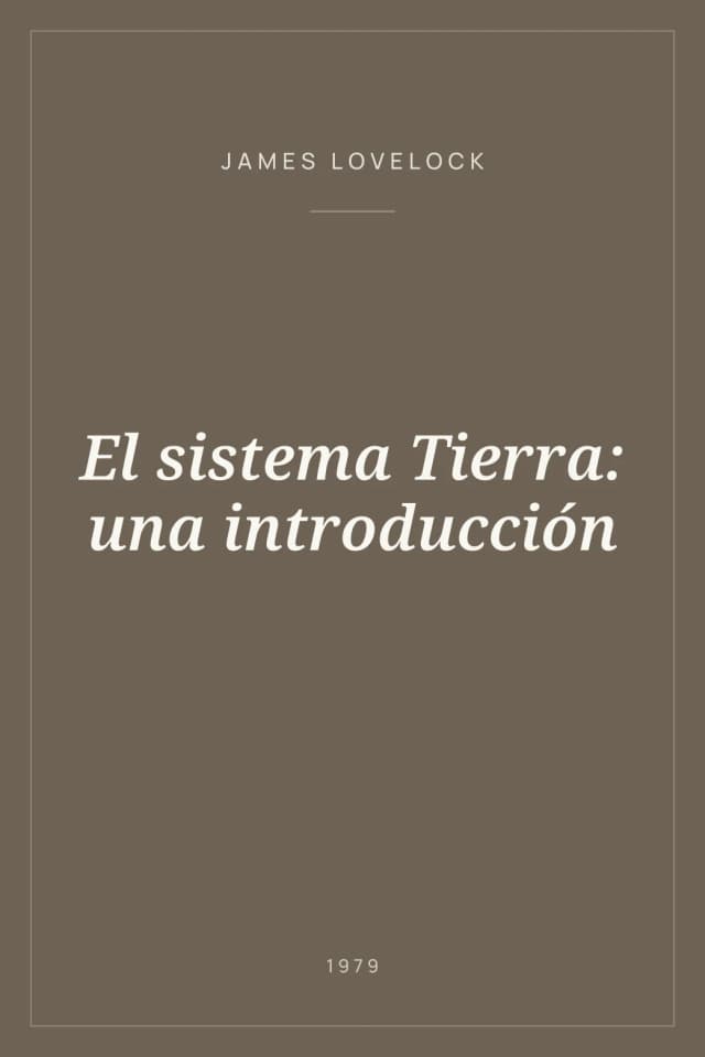 Portada de El sistema Tierra: una introducción