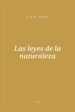 Portada de Las leyes de la naturaleza