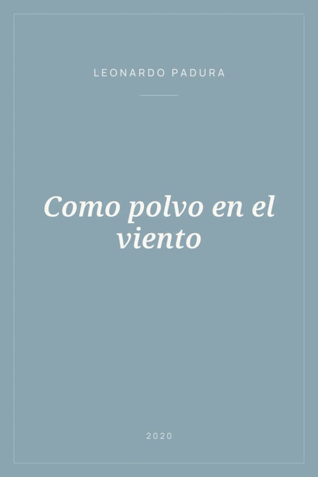 Portada de Como polvo en el viento