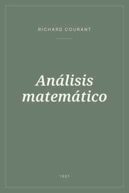 Portada de Análisis matemático