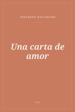 Portada de Una carta de amor