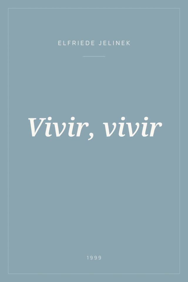 Portada de Vivir, vivir