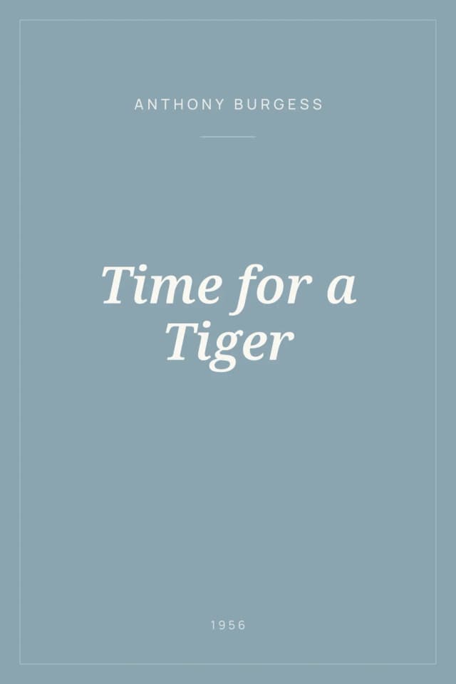 Portada de Time for a Tiger