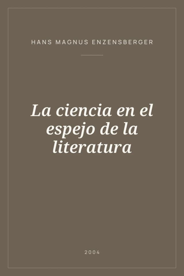 Portada de La ciencia en el espejo de la literatura