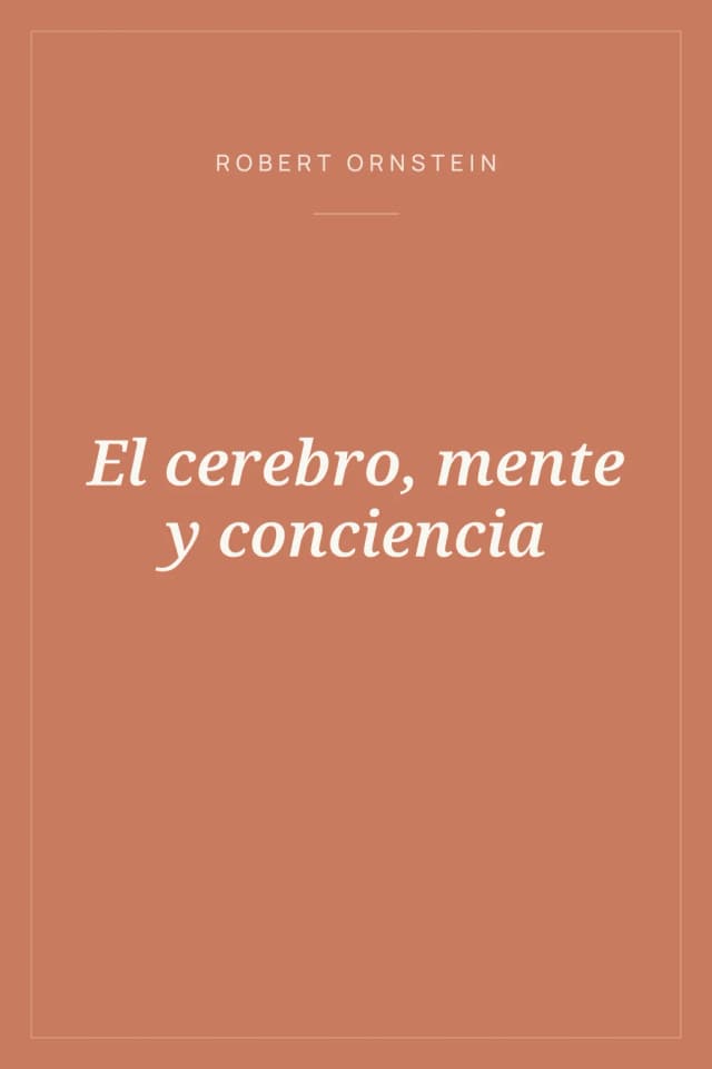 Portada de El cerebro, mente y conciencia