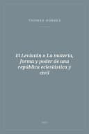 Portada de El Leviatán o La materia, forma y poder de una república eclesiástica y civil