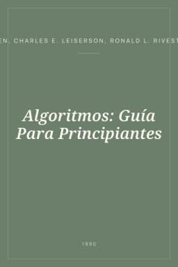 Portada de Algoritmos: Guía Para Principiantes