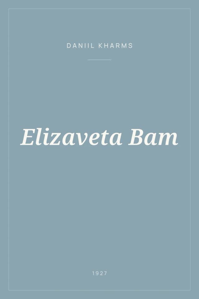 Portada de Elizaveta Bam