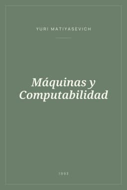 Portada de Máquinas y Computabilidad