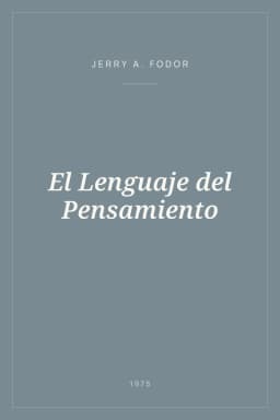 Portada de El Lenguaje del Pensamiento
