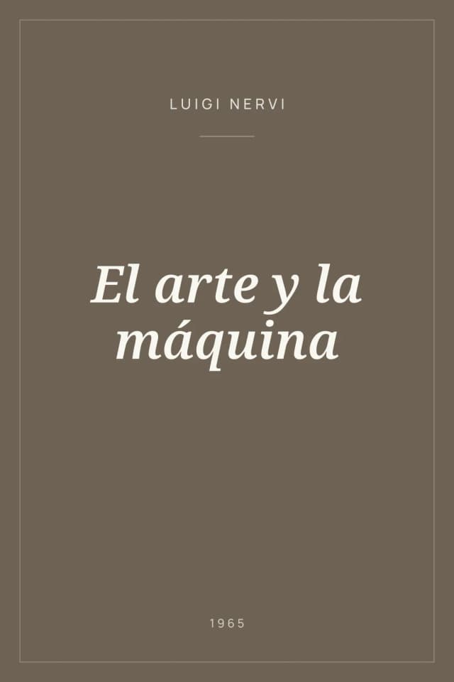 Portada de El arte y la máquina
