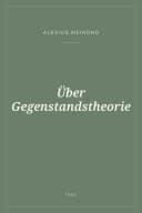Portada de Über Gegenstandstheorie