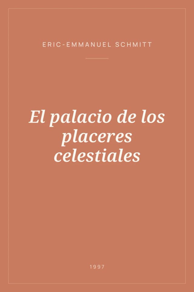 Portada de El palacio de los placeres celestiales