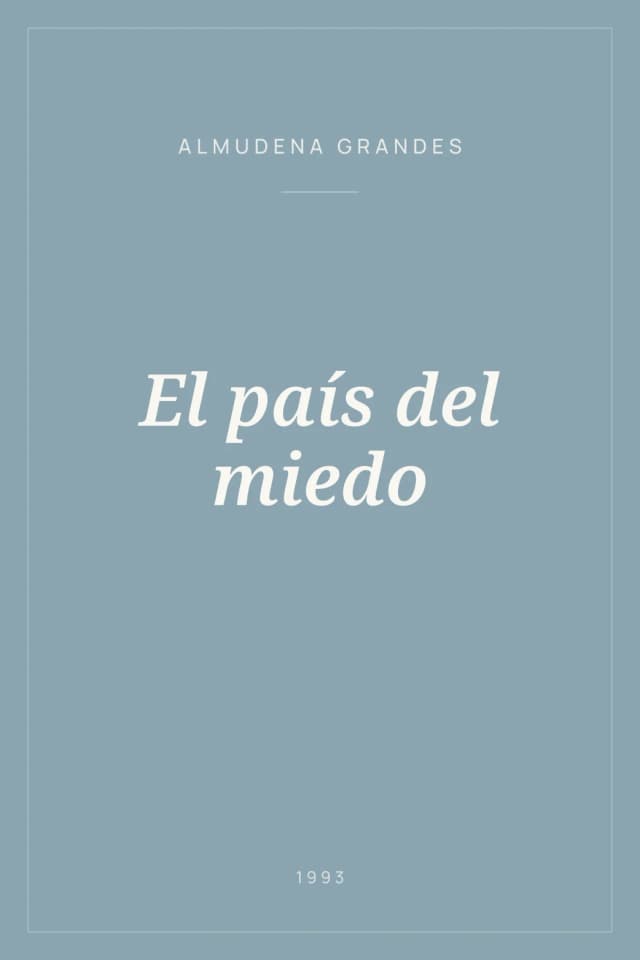 Portada de El país del miedo