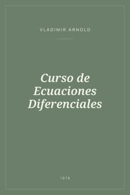 Portada de Curso de Ecuaciones Diferenciales