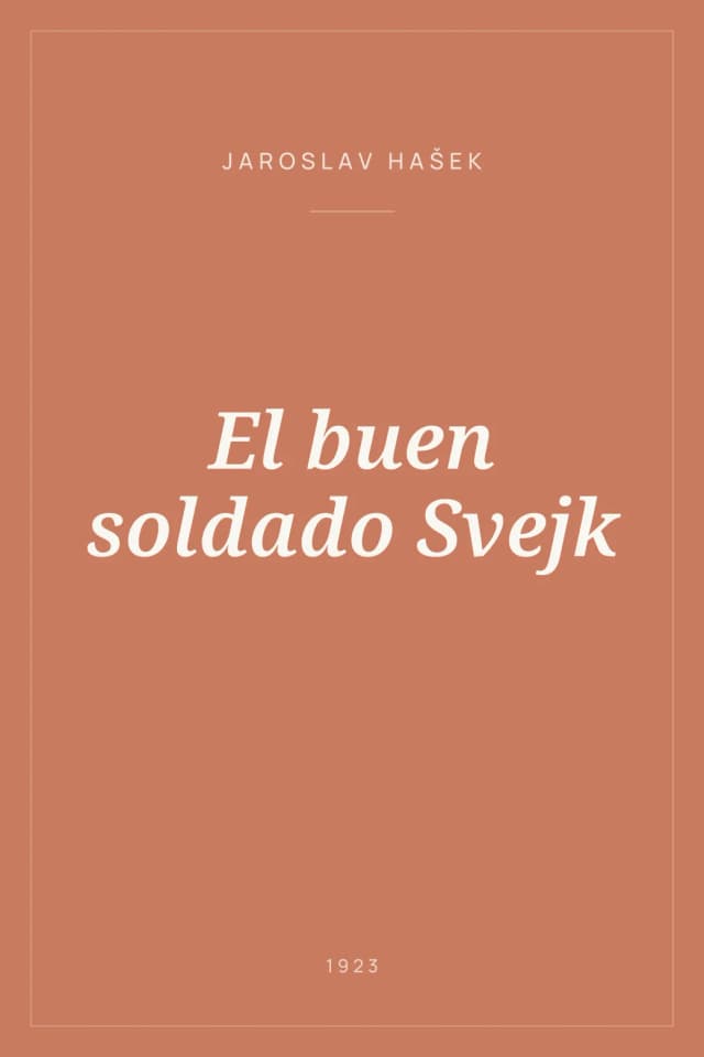 Portada de El buen soldado Svejk