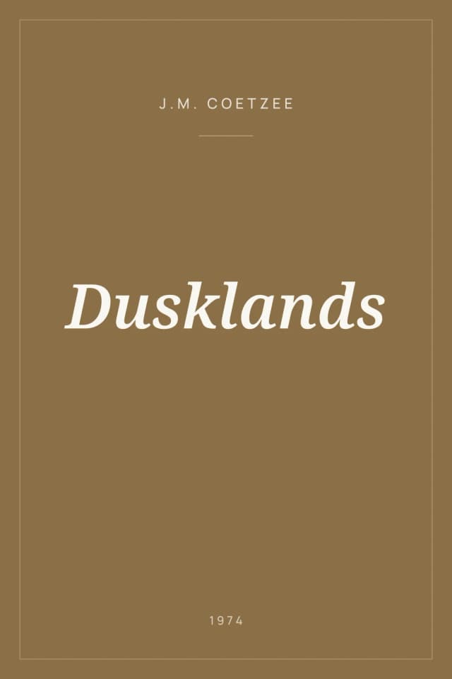 Portada de Dusklands