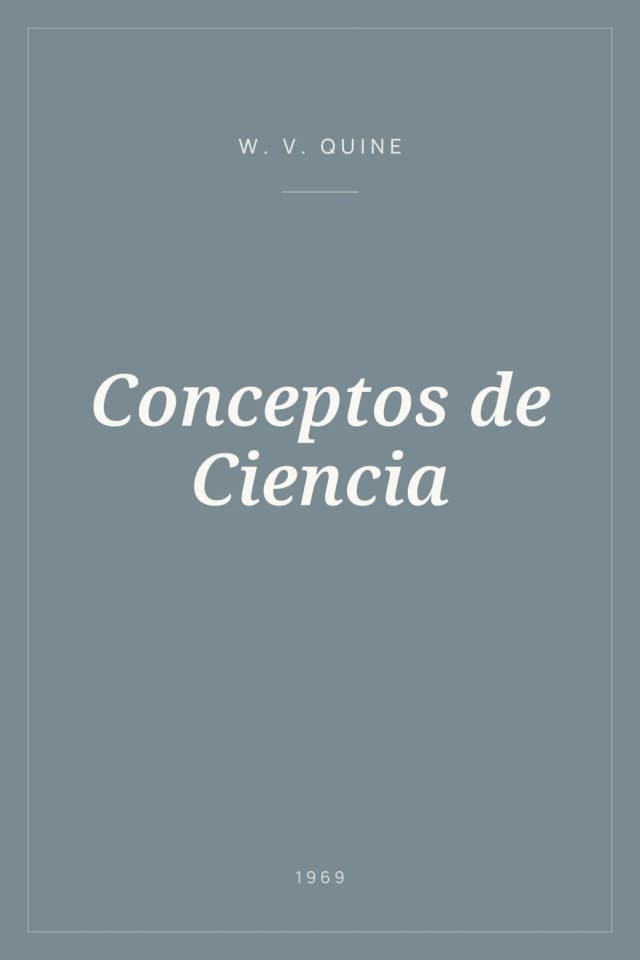 Portada de Conceptos de Ciencia