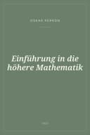 Portada de Einführung in die höhere Mathematik