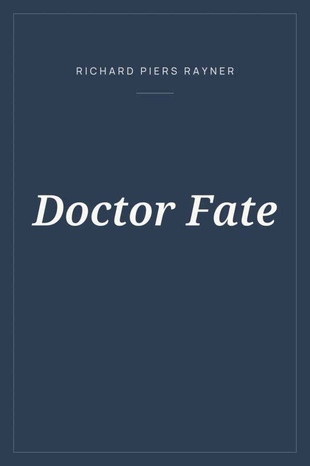 Portada de Doctor Fate