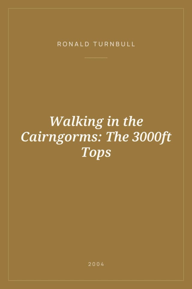 Portada de Walking in the Cairngorms: The 3000ft Tops