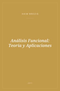 Portada de Análisis Funcional: Teoría y Aplicaciones