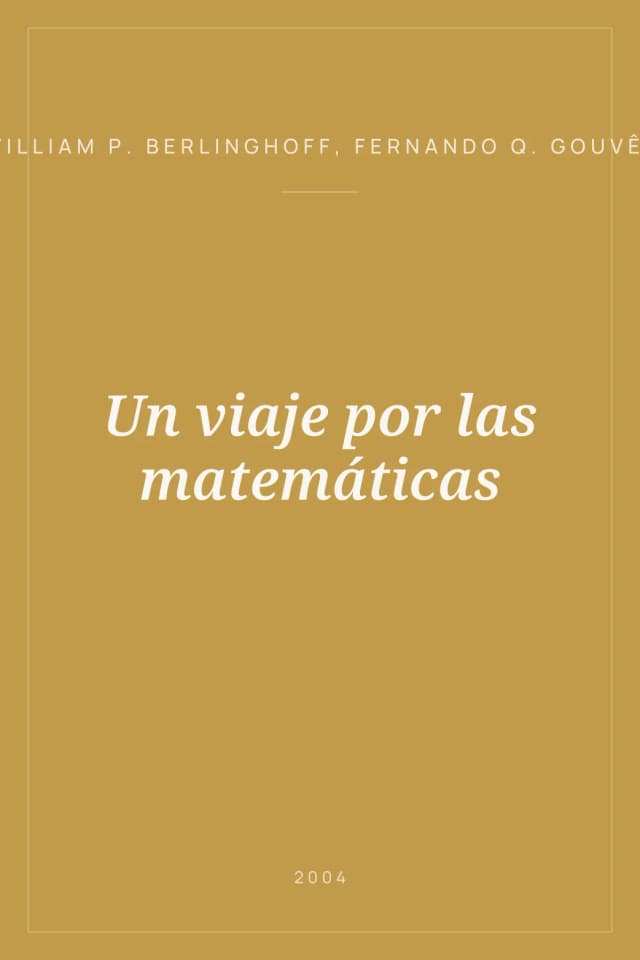 Portada de Un viaje por las matemáticas