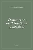 Portada de Éléments de mathématique (Colección)