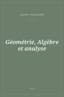 Portada de Géométrie, Algèbre et analyse