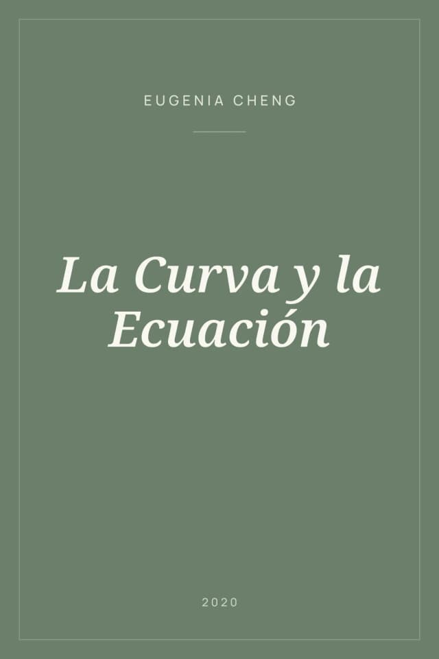 Portada de La Curva y la Ecuación