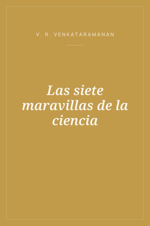 Portada de Las siete maravillas de la ciencia