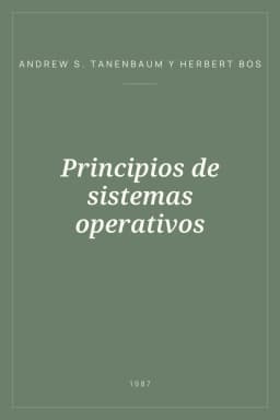 Portada de Principios de sistemas operativos