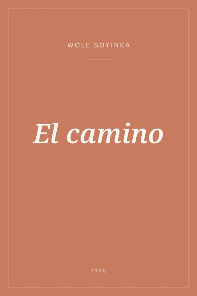 Portada de El camino
