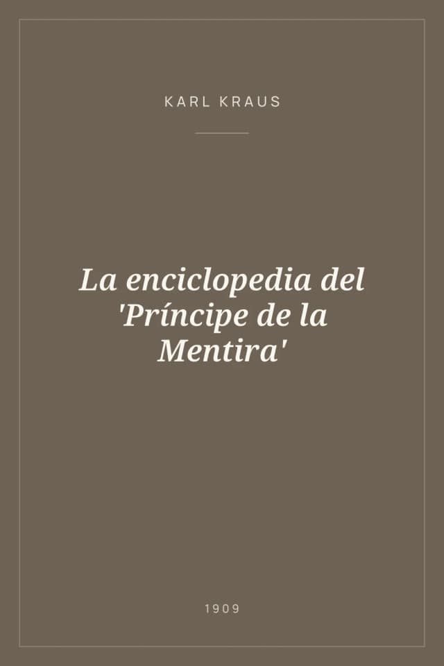 Portada de La enciclopedia del 'Príncipe de la Mentira'