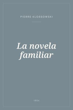 Portada de La novela familiar