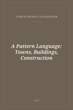 Portada de A Pattern Language: Towns, Buildings, Construction