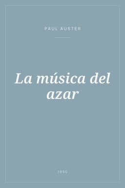 Portada de La música del azar