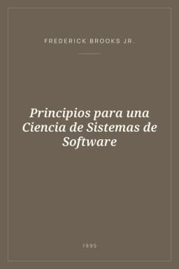 Portada de Principios para una Ciencia de Sistemas de Software