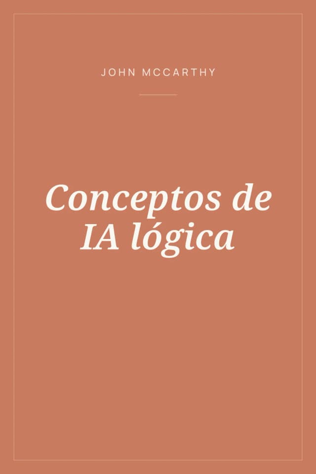 Portada de Conceptos de IA lógica
